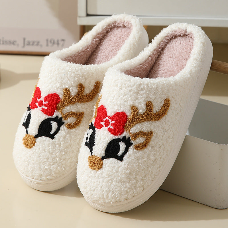 Christmas plush slippers – design options