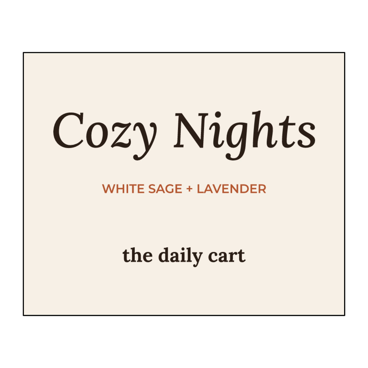 Cozy comfort gift box contents