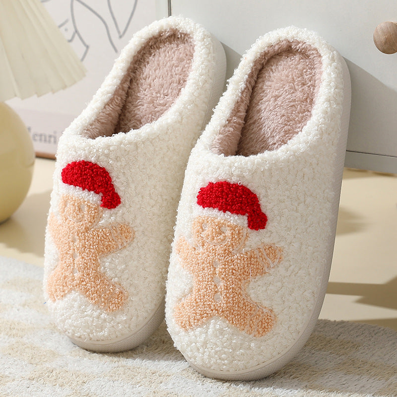 Christmas plush slippers – unisex sizes