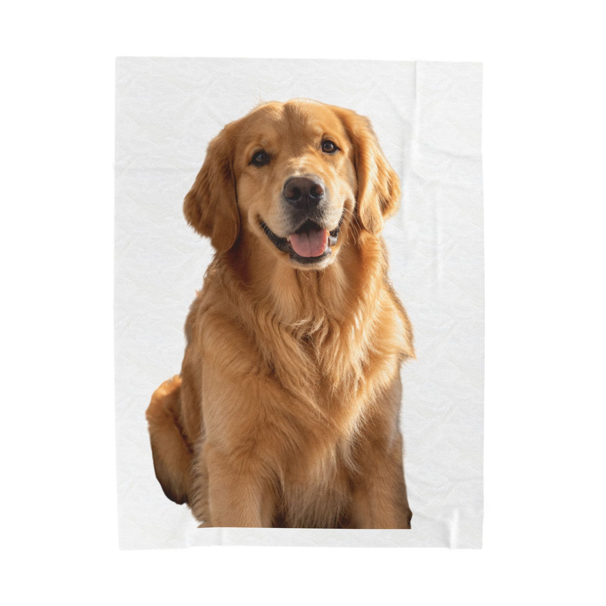 Custom photo blanket with your photo printed on soft plush velveteen