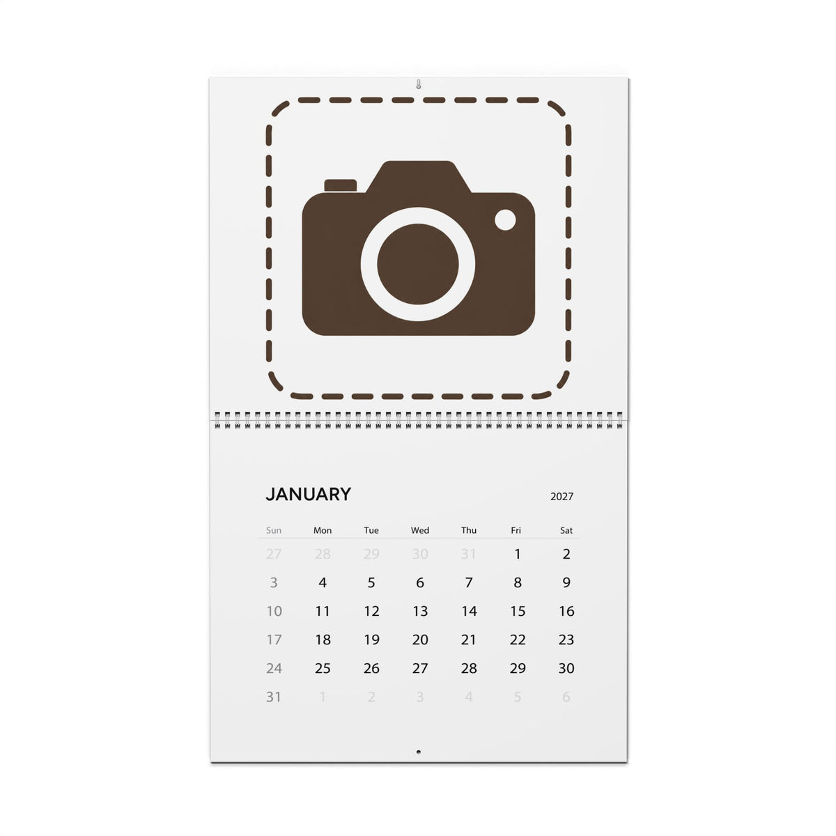 Custom Photo Calendar 2027 – 12 Months of Your Favorite Photos