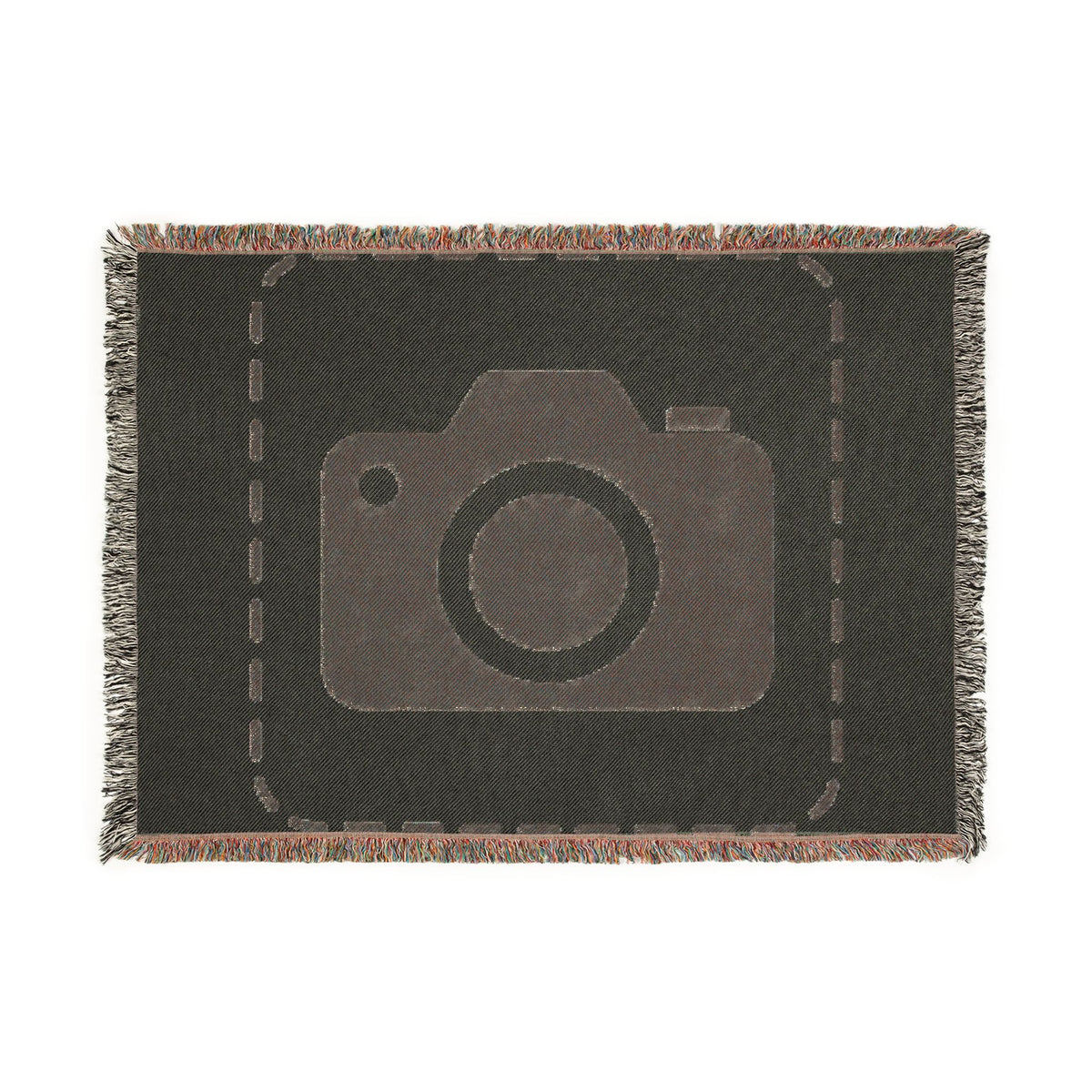 Custom Woven Photo Blanket – Your Photo Woven Into a Fringed Cotton Throw