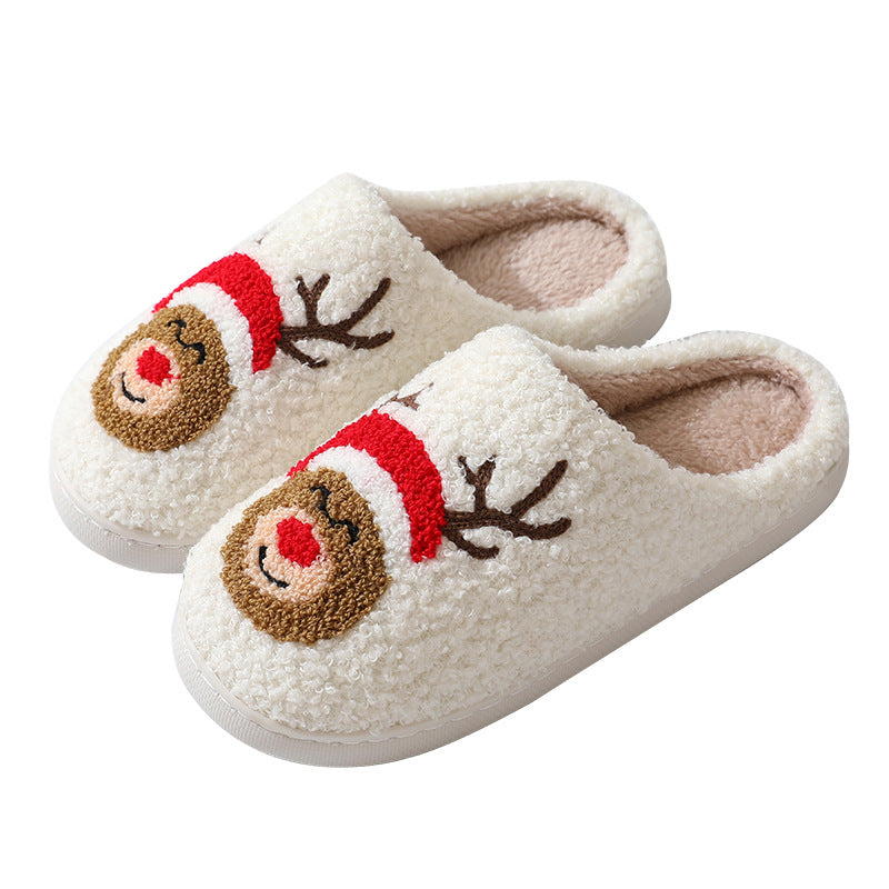 Christmas plush slippers – warm winter slippers