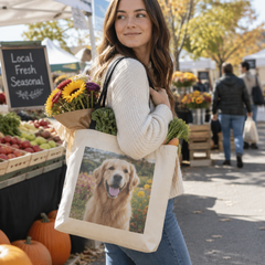 Custom Photo Tote Bag – Your Favorite Photo on a Sturdy Everyday Tote